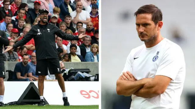 Jurgen Klopp ati Frank Lampard