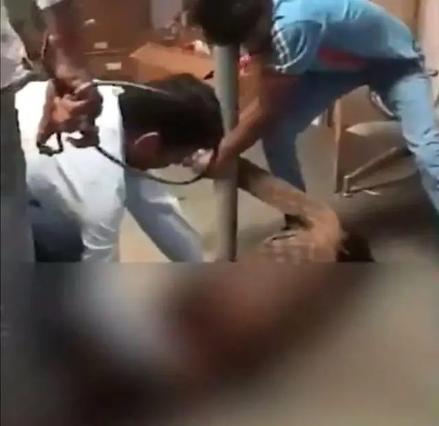 दलित युवकाला मारहाण