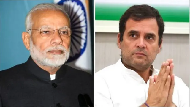 રાહુલ ગાંધી અને મોદી