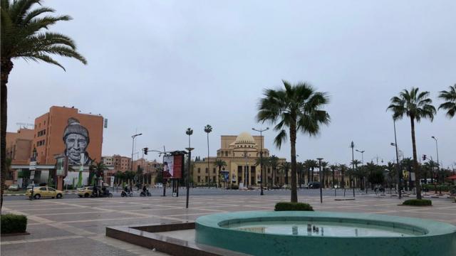 摩洛哥闹市有别于旅游旺季。
