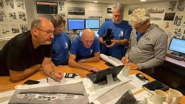 Timu ya watafutaji inayochanganua data baharini