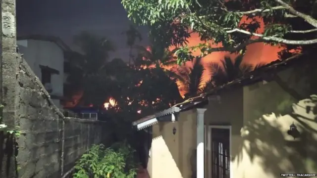 මහර බන්ධනාගාරයේ හටගත් ගින්න