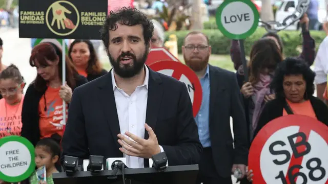 Protesta contra la ley migratoria SB 168 en Florida