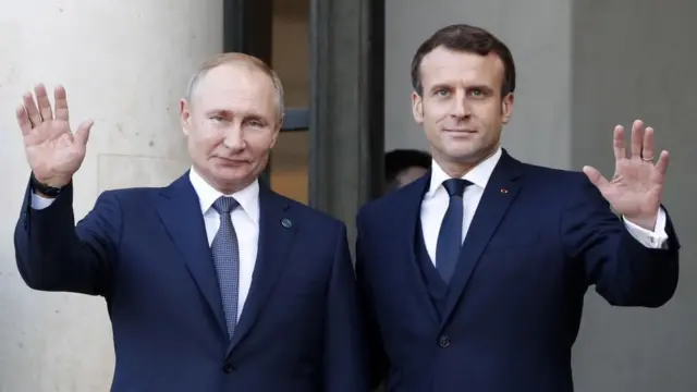 Путін і Макрон