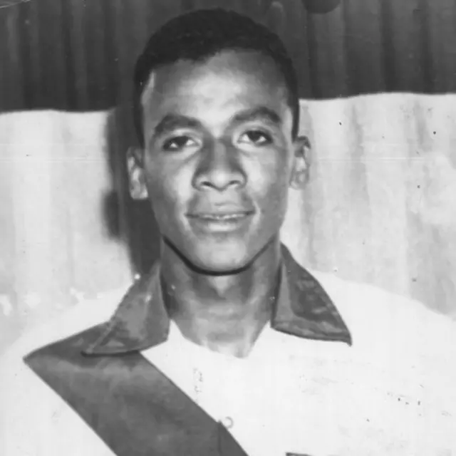 Alberto Spencer en los comienzos de su carrera