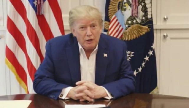 Trump in hospital