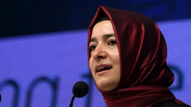 Міністр у справах сім'ї та соціальної політики Туреччини Фатіма Бетюль Саяма Кайя