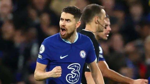 Jorginho scores penalty