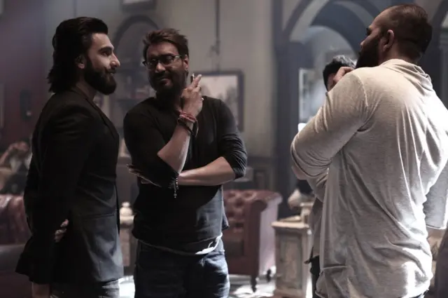 गोलमाल के सेट पर रणवीर सिंह