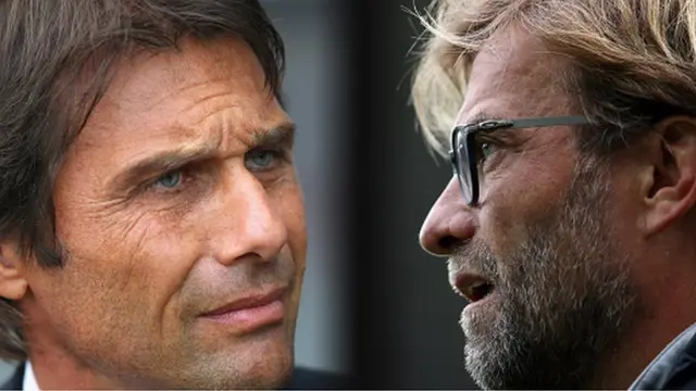 Antonio Conte na Jurgen Klopp