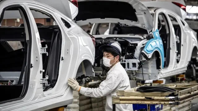 Producción de carros en China