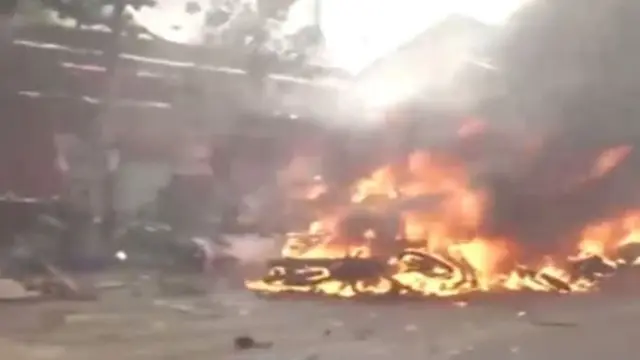 சென்னையில் நடந்த வன்முறை