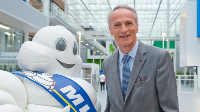 Jean-Dominique Senard, director de Michelin, septiembre 2016