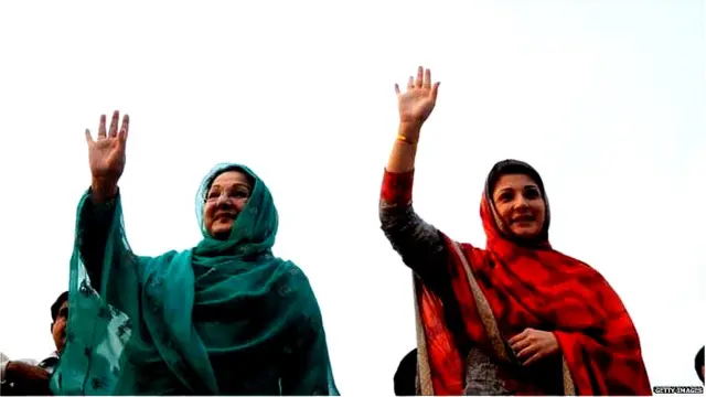 ਕੁਲਸੁਮ ਨਵਾਜ਼ ਅਤੇ ਮਰੀਅਮ ਨਵਾਜ਼