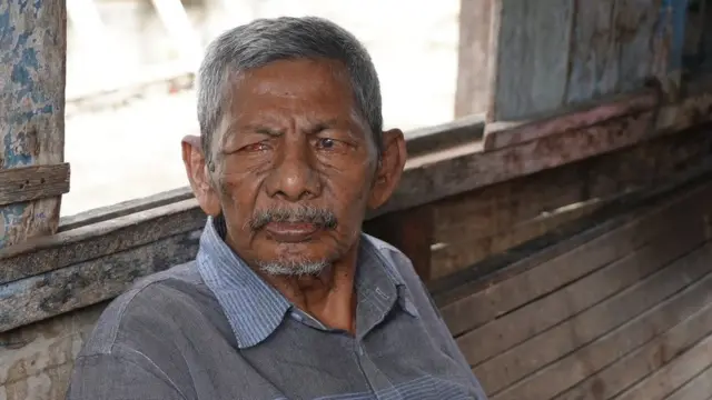 Syamsuddin, bekas asisten masinis kereta api di Sigli, Aceh