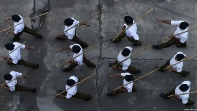 काँग्रेस, भाजप, संघ