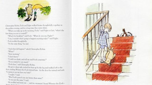 Los dibujos del libro de Winnie the Pooh