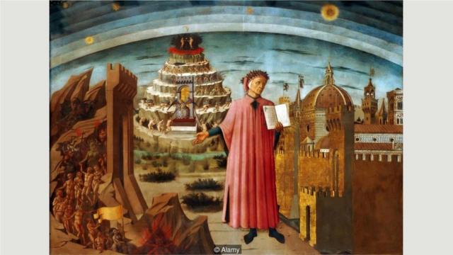 《神曲》描述但丁人死后魂游三界，其对来世的想象反映了西方教会的中世纪世界观（Credit：Alamy）