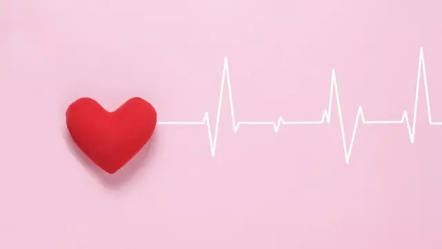 رسم تعبيري لنبضات القلب