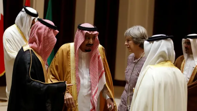 ترزا می و ملک سلمان