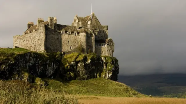 Замок Дуарт на острове Малл.