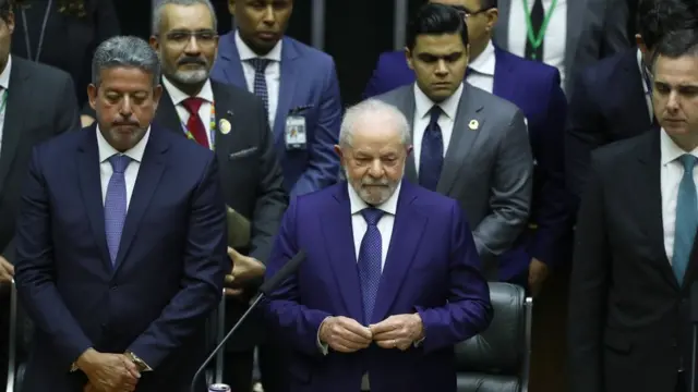 Lula ao ladojogar caça niquel gratisLira e Pacheco