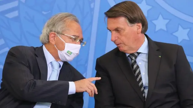 Ministro da Economia, Paulo Guedes, e presidente Jair Bolsonaro