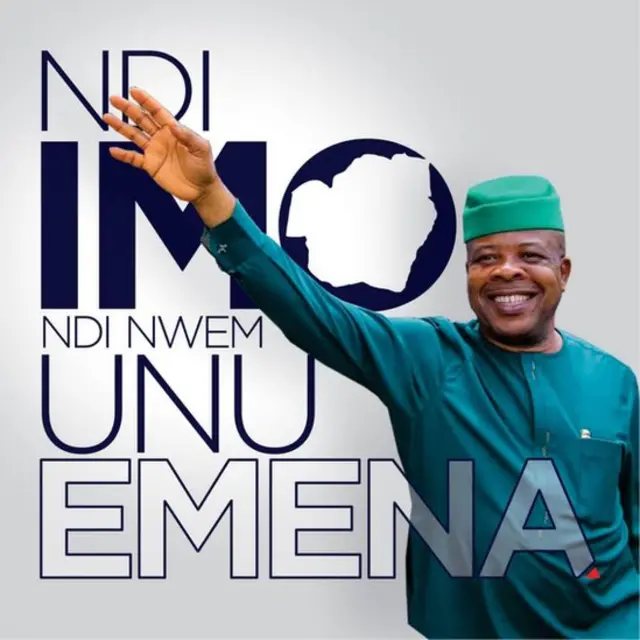 Ihedioha efeela ndị Imo aka