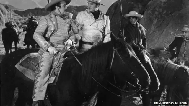 Movie still from The Oregon Trail