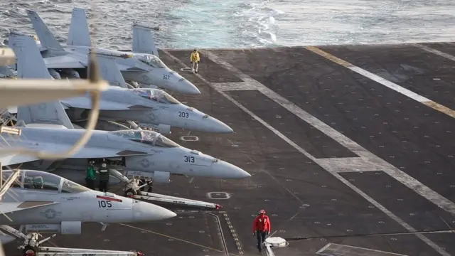 На авианосце "Теодор Рузвельт"