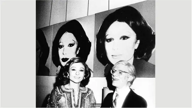 Farah Pahlavi e Andy Warhol