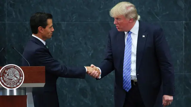 Enrique Peña Nieto y Donald Trump