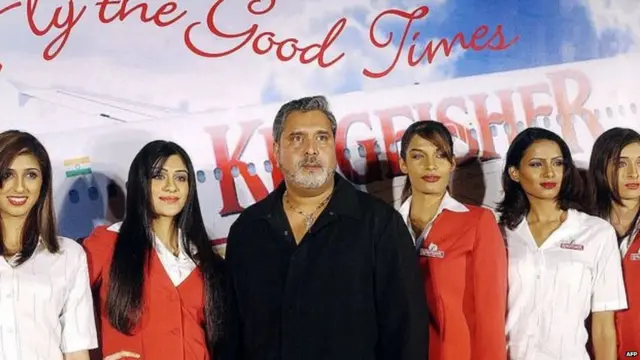 Vijay Mallya talking in a kingfisher event