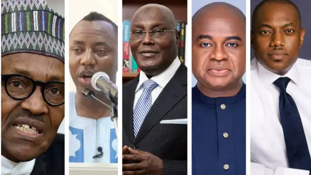 Aworan awọn oludije Aarẹ Naijiria