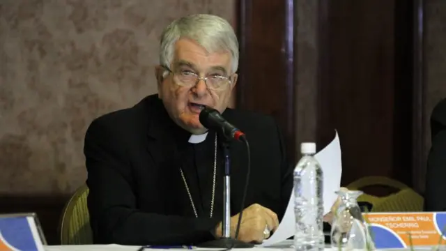 Monseñor Emil Paul, nuncio de Buenos Aires