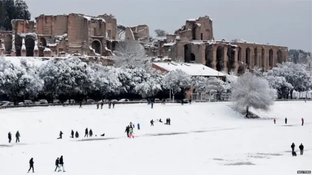 ਬਰਫ ਵਿੱਚ ਢਕਿਆ ਯੂਰਪ