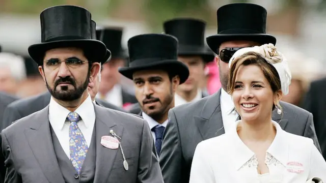 Mohammed Al Maktoum y Haya Bint al Hussein