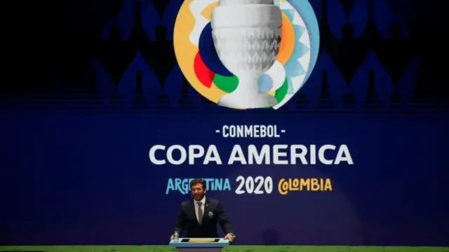 Presidente da Conmebol, Alejandro Domínguez