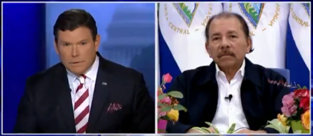 Bret Baier y Daniel Ortega en Fox News