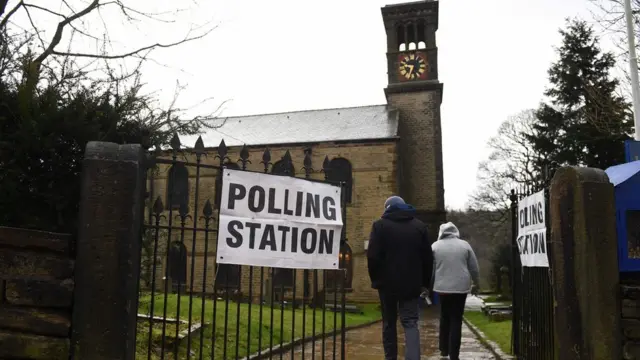 Polling station for Dobcross, Greater Manchester