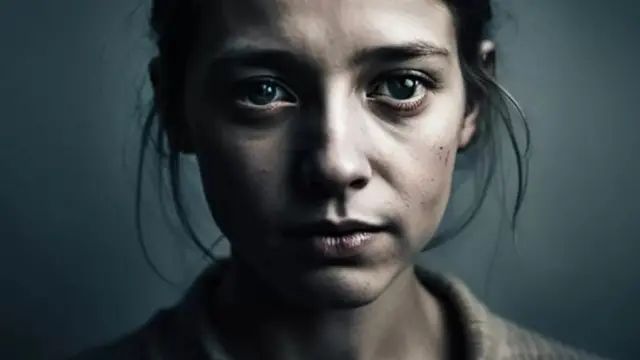 صورة لوجه فتاة صنع بواسطة الذكاء الاصطناعي