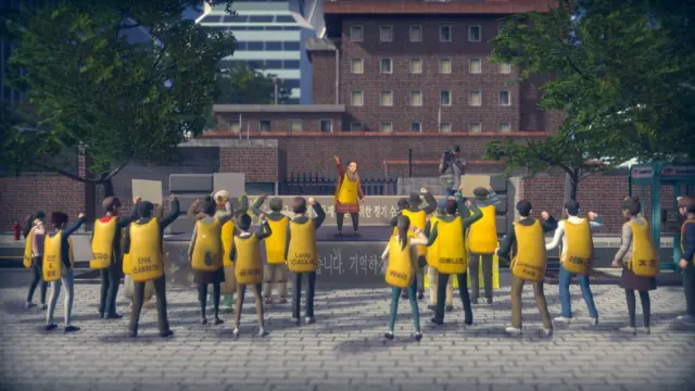 '웬즈데이'는 1992년 1월부터 일본대사관 앞에서 위안부 문제 해결을 촉구하는 수요집회에서 따온 이름이다