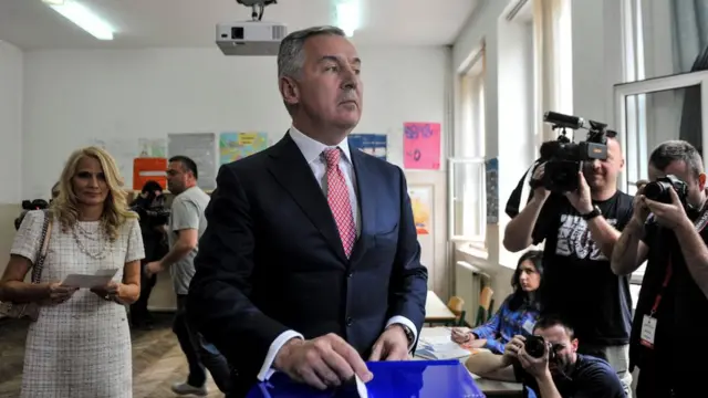 Đukanović glasa, Podgorica, 15. april 2018.