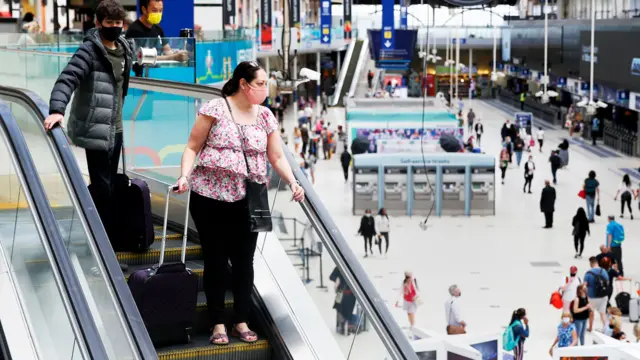 Waterloo Station, London, July 2021
