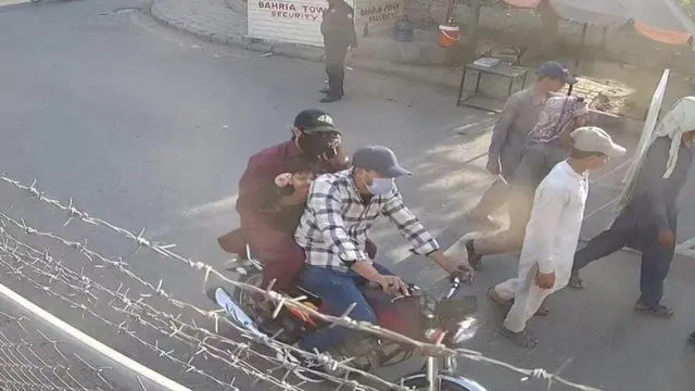 اغوا کاروں کی سی سی ٹی وی فوٹیج