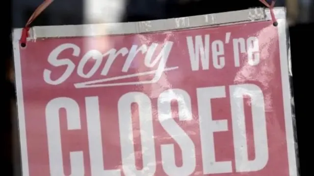 ป้ายปิดประกาศหยุดงาน