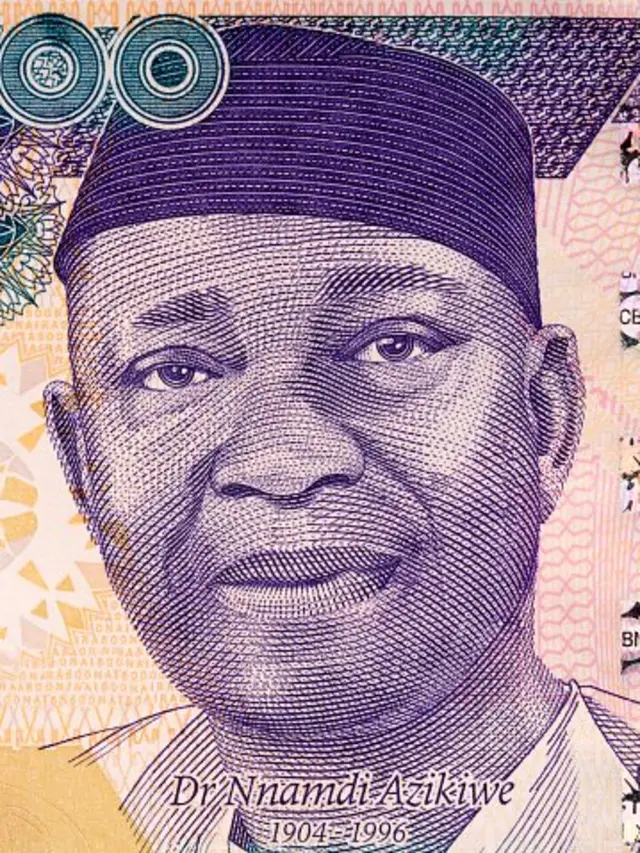 Aworan Nnamdi Azikiwe lara owo ẹẹdẹgbẹta Naira