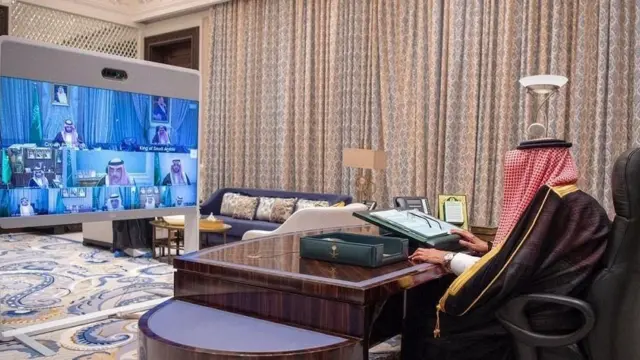 کابینه عربستان به ریاست پادشاه این کشور و به صورت مجازی تشکیل جلسه داده است