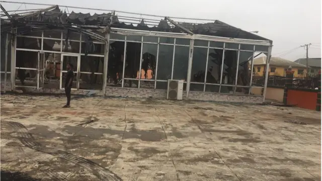 "Gas explosion for Iju Lagos today"