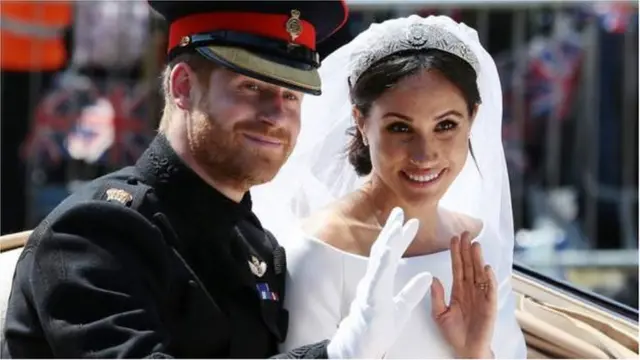 Harry ati Meghan nibi igbeyawo wọn